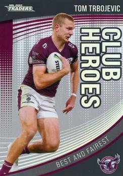 2022 NRL Traders - Club Heroes Parallel #CHP11 Tom Trbojevic Front